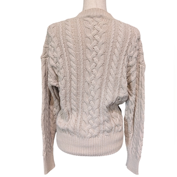 Reformation Sam Oversized Cable Knit Sweater - Picture 6 of 13